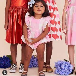 Pink chicken Amy bubble size 3T